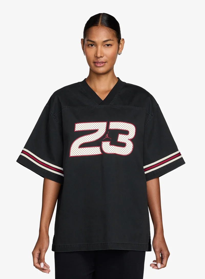 Jordan Jordan Flight Woven Jersey Top