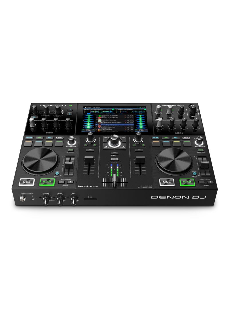 DENON DJ PRIME GO | 2-Deck Rechargeable Standalone Smart DJ Console with 7" Touchscreen - Image 3