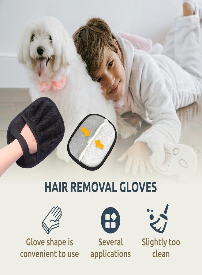 Pet Hair Removal Glove for Dogs & Cats – Reusable Electrostatic Hair Remover Mitt, Five-Finger Grooming & Cleaning Tool for Furniture, Clothes, Carpet, Couch & Car Interior - Image 2