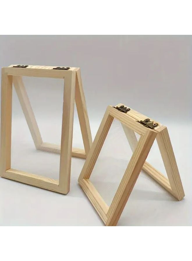 4x5 Inch Natural Wooden Frames For DIY Art Crafts Scrapbooking And Home Decor - Image 5