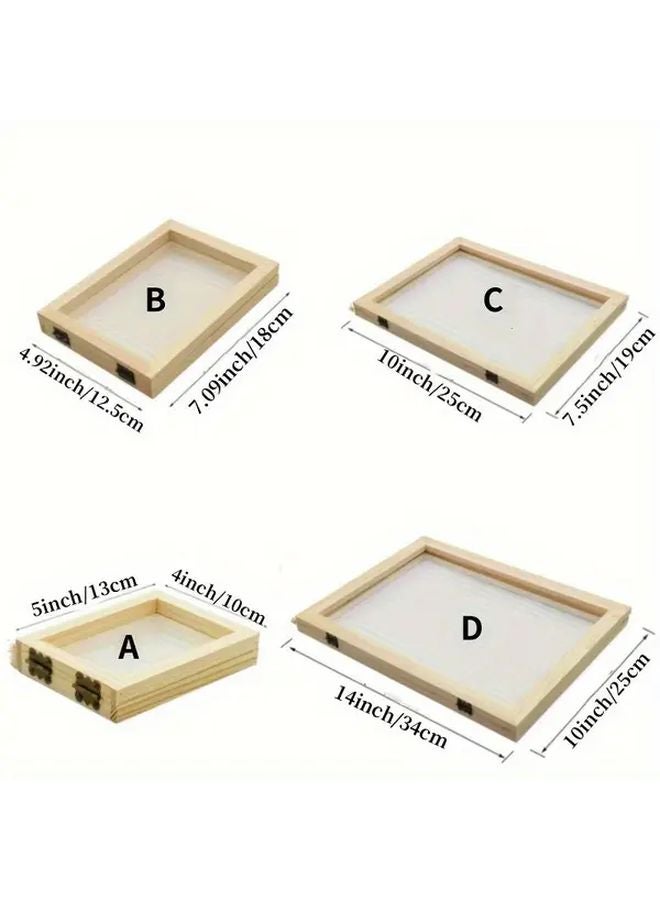 4x5 Inch Natural Wooden Frames For DIY Art Crafts Scrapbooking And Home Decor - Image 3
