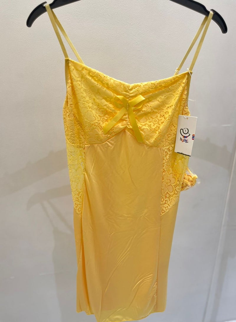 Hyper One French Design Women's Nightgown Yellow - Image 1