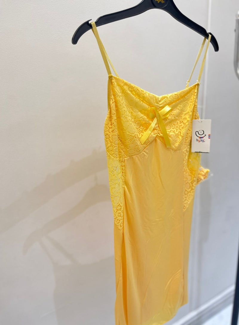 Hyper One French Design Women's Nightgown Yellow - Image 2
