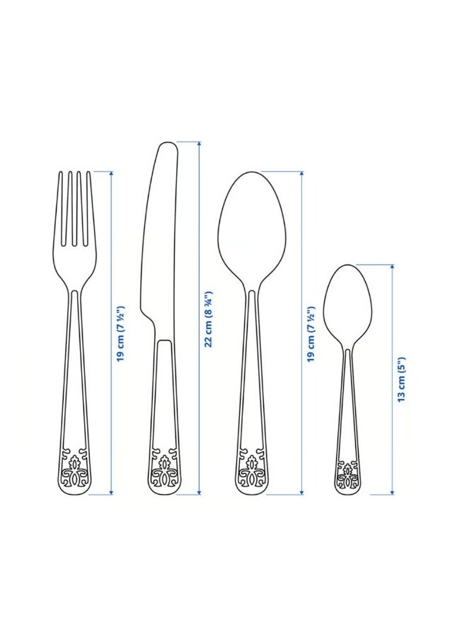 IKEA (IKEA) ÄTBART 24-piece cutlery set, stainless steel - Image 5