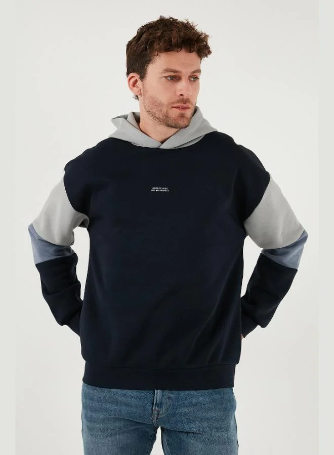 Buratti  Buratti Cotton Relaxed Fit Hooded Furry Inside Soft Raised 2-Pack Sweat Men's SWEAT 5905299S2 for Men | Best Price UAE