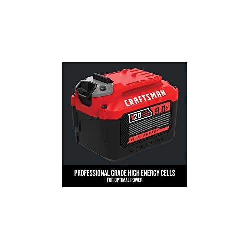 CRAFTSMAN V20 Lithium Ion Battery for Power Tools, 9 Ah, LED Charge Indicator (CMCB209) - Image 5