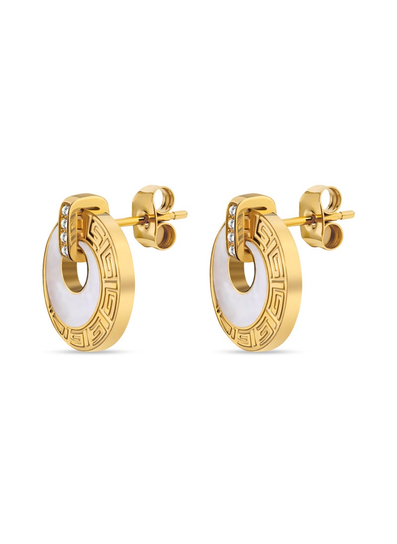 Guy Laroche - Corale Gold Plated Earrings - Image 1