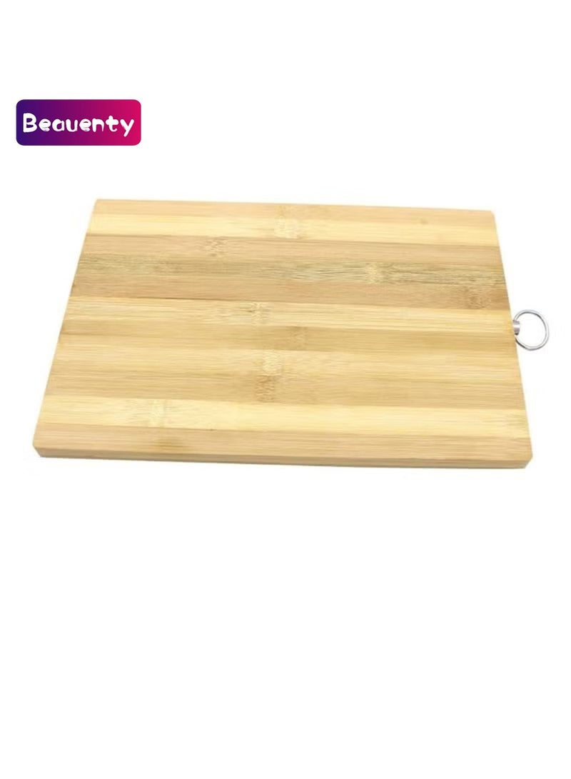 Beauenty Chopping Board Bamboo Cutting Board Light Organic Kitchen Bamboo Board Chopping Board Wood Bamboo Kitchen Tools (40x30cm) - Image 1