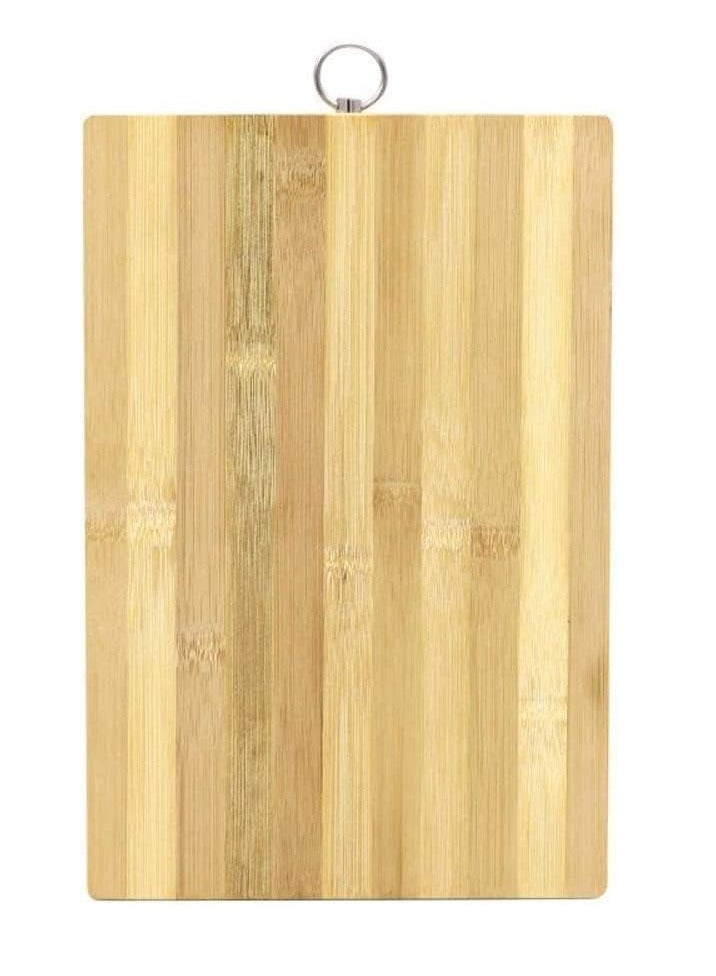 Beauenty Chopping Board Bamboo Cutting Board Light Organic Kitchen Bamboo Board Chopping Board Wood Bamboo Kitchen Tools (40x30cm) - Image 2