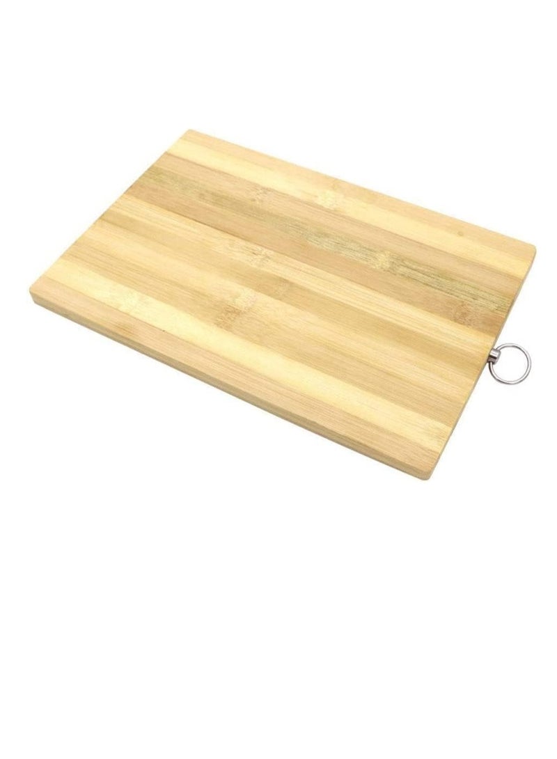 Beauenty Chopping Board Bamboo Cutting Board Light Organic Kitchen Bamboo Board Chopping Board Wood Bamboo Kitchen Tools (40x30cm) - Image 3