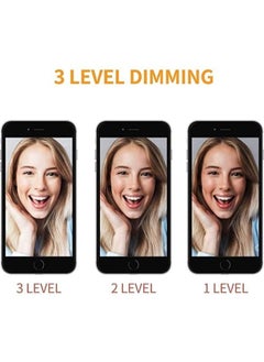 Generic Rechargeable Portable Adjustable Clip-on Mini Selfie Ring Light for Phone with LED  - Image 5