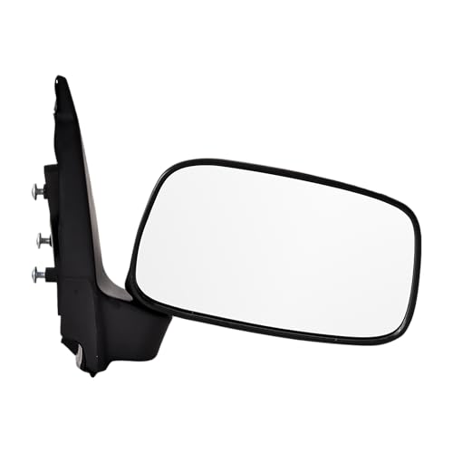 UNO MINDA RV-13005R Shatterproof Glass Rear View Mirror (Black)- Right Hand Side for Maruti Alto LX - Image 1
