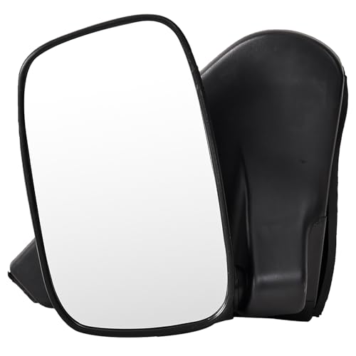 UNO MINDA RV-13005R Shatterproof Glass Rear View Mirror (Black)- Right Hand Side for Maruti Alto LX - Image 2