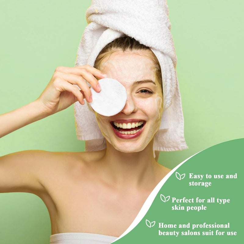 Odluzy 60 Count Facial Sponge Compressed, Natural Face Sponges for Cleansing Disposable Facial Exfoliating Pads for Estheticians, White - Image 5