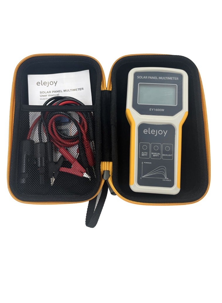 1600W Photovoltaic Panel Multimeter Solar Panel MPPT Tester Open Circuit Voltage Test Device Maximum Power Point Voltage Current Power Test Meter LCD Display with Backlight - Image 5