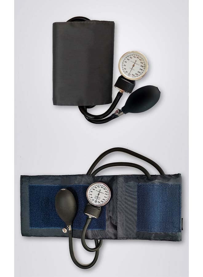 Generic Manual Sphygmomanometer with Single - head Stethoscope Kit - Arm - type, Dial - type for Heart Rate Monitoring and Medical Diagnosis, Aneroid Type with Single - head Stethoscope  - Image 5