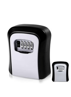 Generic 4-digit, wall-mounted, weather-resistant key safe for outdoor use, mini Key Safe, external Key Box, key hiding place for keys and door card - multi-color - from Rana store  - Image 5