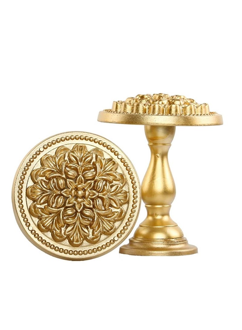 IDT 1 Pair Curtain Holdbacks Window Tie Backs Holders For Bedroom Wall Office Decor Home Sheer Blackout Drapes Blind Curtains Decorations Accessories Buckle Hooks Golden Colour - Image 2