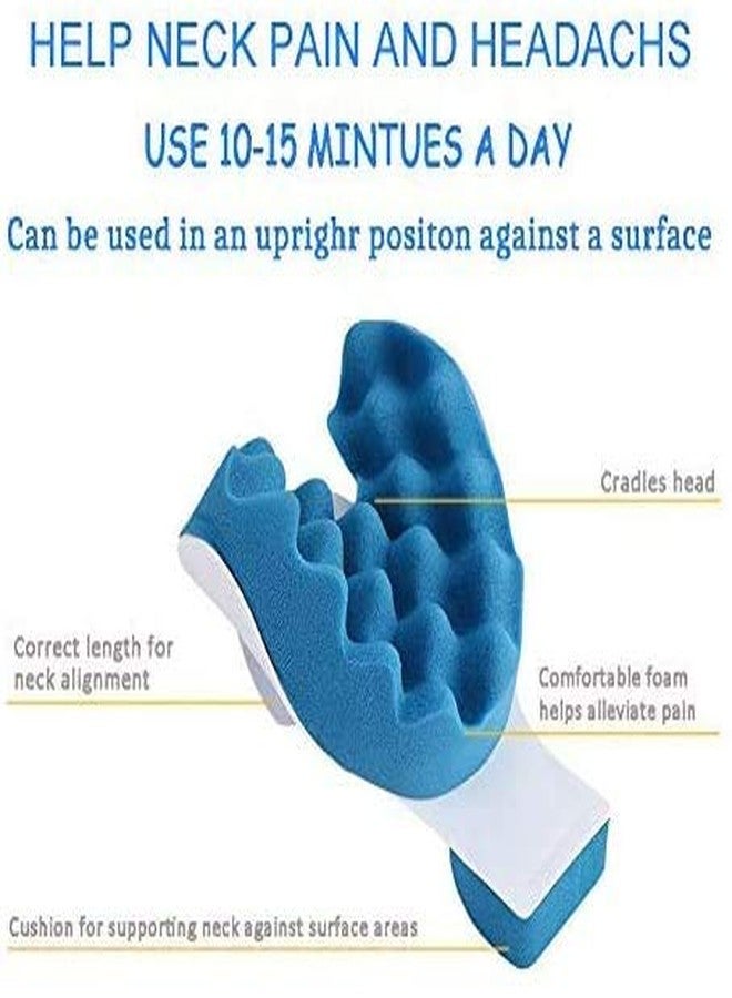 Delavala Vibration Neck Support and Pain Relief Massage Traction Pillow Chiropractic Pillow for Pain Relief Management and Cervical Spine Alignment - Image 5