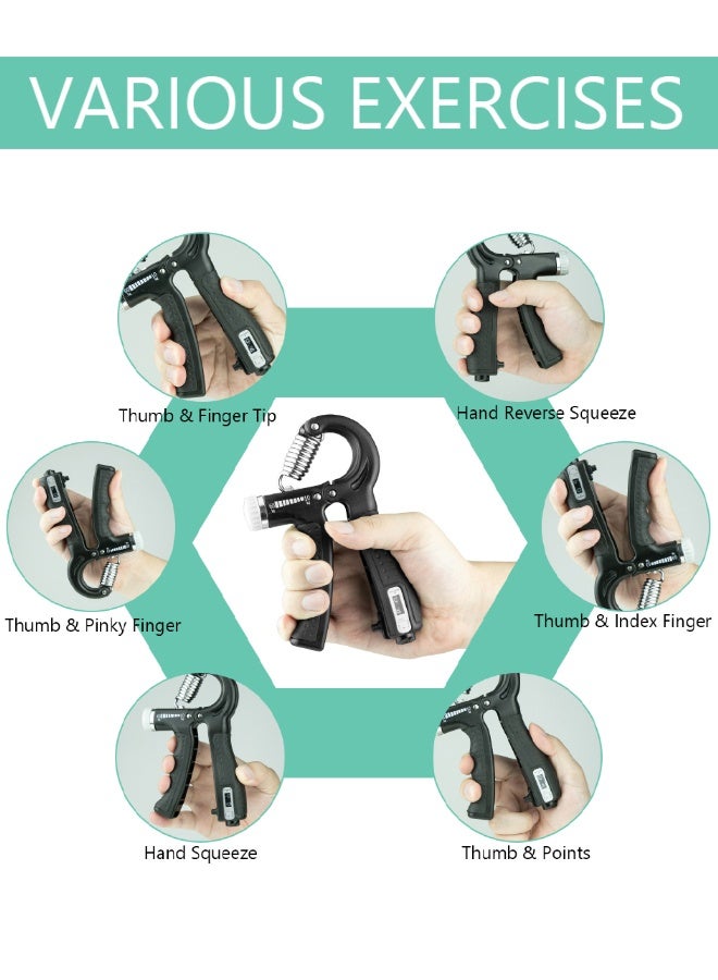 سوسيتي القابلة للضبط -مبسط الإصبع، ممسك اليد، تمرين الإصبع للرجال/النساء - Image 3