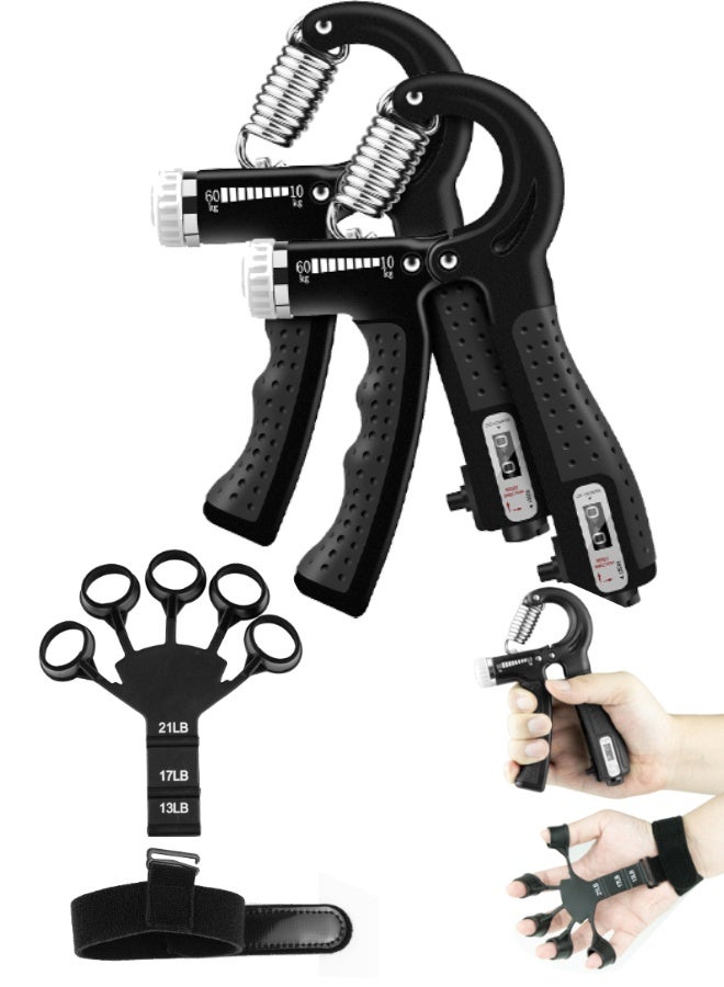 سوسيتي القابلة للضبط -مبسط الإصبع، ممسك اليد، تمرين الإصبع للرجال/النساء - Image 1