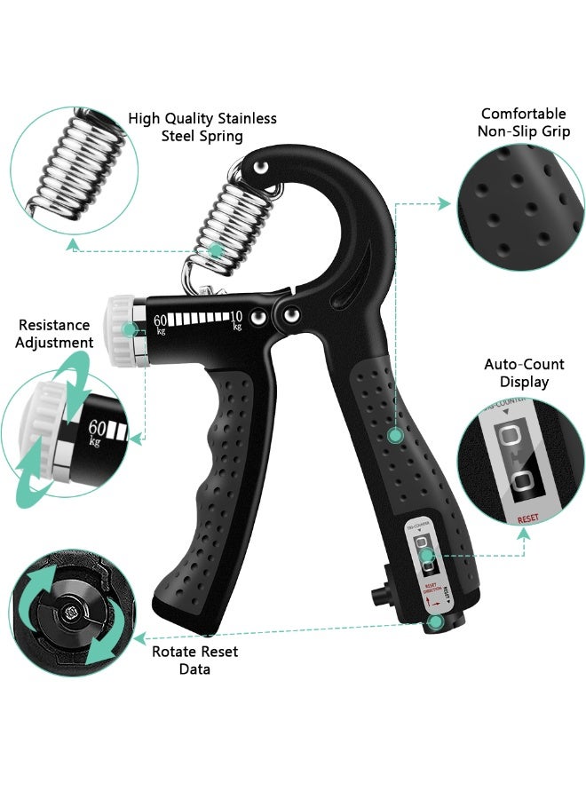 سوسيتي القابلة للضبط -مبسط الإصبع، ممسك اليد، تمرين الإصبع للرجال/النساء - Image 5