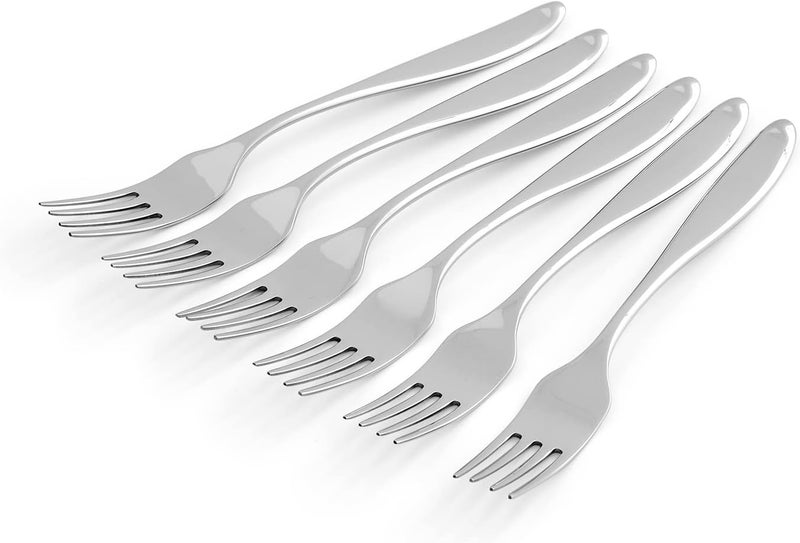 Spode Portmeirion Sophie Conran 65 Floret Forks  Set of 6 Cocktail Forks  Made from 1810 Stainless Steel  Dishwasher Safe  Perfect Flatware for Home Kitchen Party and Restaurant - Image 2