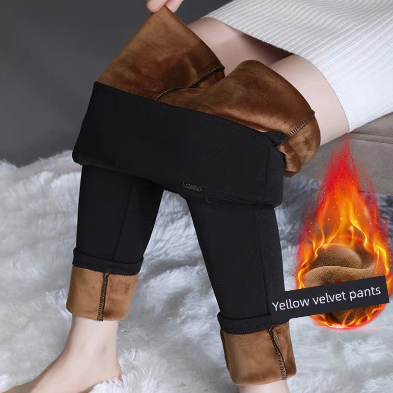 Spring and Autumn Middle-aged Mom Pants Slim-fit Plus Size High Elasticity Straight Pants Spring Women's Pants Outer Wear Small Foot Leggings - Image 2