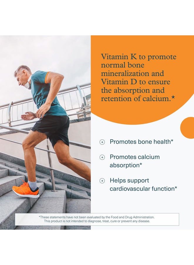 youtheory K2D3 - Bone & Heart Health Support* - Combines Vitamin D3 & Vitamin K2 - Dairy, Soy & Gluten Free - Peach, 60 Vegetarian Gummies - Image 3