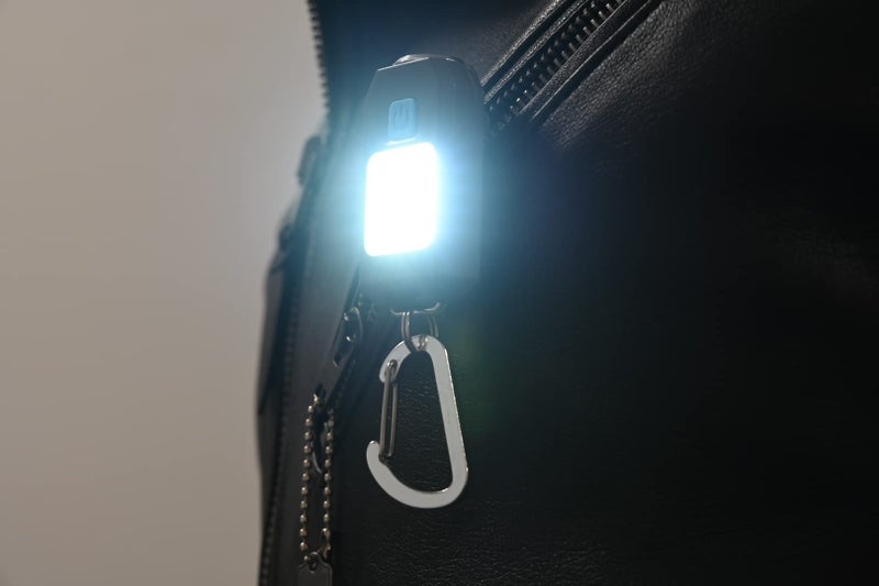 NextLED NT-6788 Heavy Duty Rechargeable Flashlight with Clip, Mini Keychain Hat Light, 400 Lumen, Spot/Flood 2 in 1, 5 Modes, Aluminum Body, Pocket Light, EDC Key Chain, LED Hard Hat Lights Clip on - Image 5