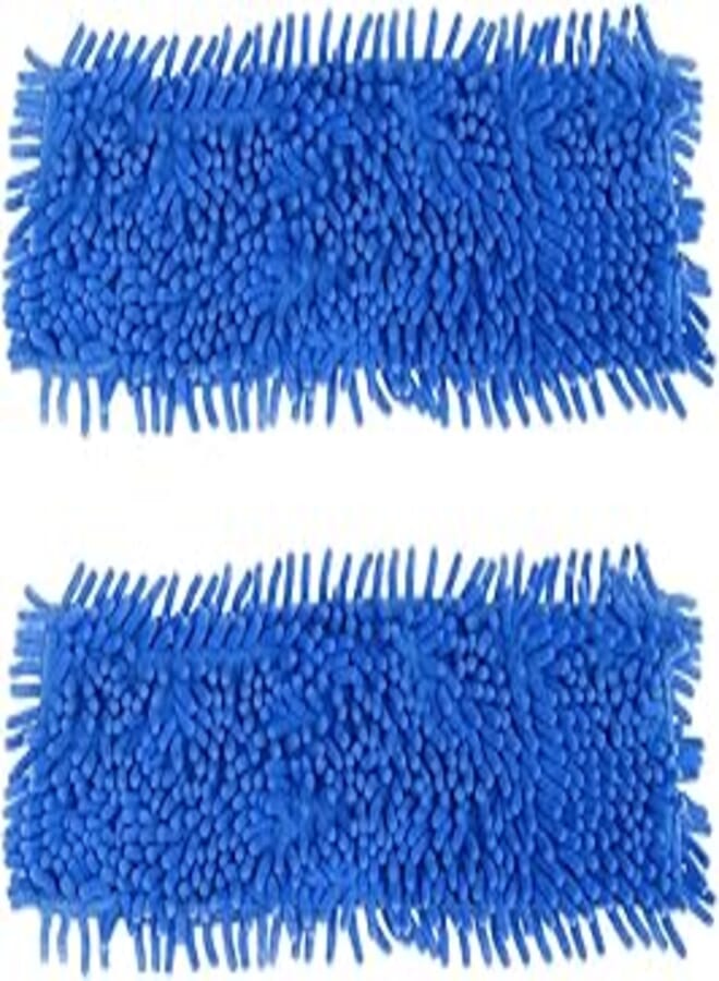 FOMIYES Floor Mop Floor Mop 2Pcs Mop Head Replacement Cloth, Soft Mop Refill Pads with Water Absorption, Reusable Mop Pads for Home Floor Cleaning (Blue) Microfiber Mop Microfiber Mop