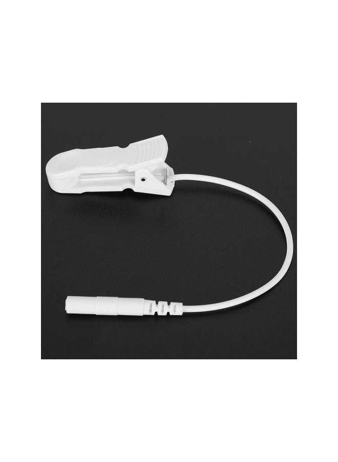 2.0 Mm Ear Clip Electrode, Tens Ear Clips for Vagus Nerve Stimulation, Ear Clips for Tens Unit, Electrode Wire Connection Cable to Promote Blood Circulation and for a Healthy Body (10PCS)