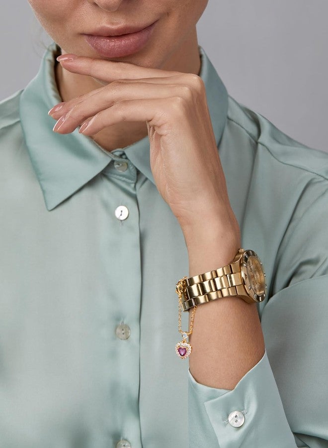 مينوتيا تعليقات ساعات مطلية بالذهب من MINUTIAE للنساء والفتيات (MNT0367_G) - Image 4