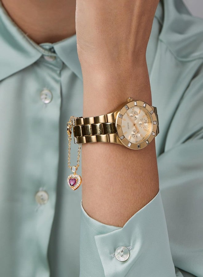 مينوتيا تعليقات ساعات مطلية بالذهب من MINUTIAE للنساء والفتيات (MNT0367_G) - Image 3