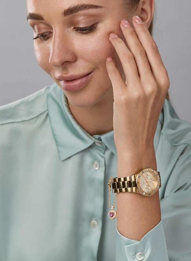 مينوتيا تعليقات ساعات مطلية بالذهب من MINUTIAE للنساء والفتيات (MNT0367_G) - Image 5