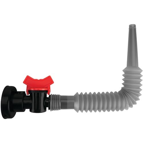 Performance Tool W4060 Flexible Funnel Spout MessFree Fluid Transfer DoubleThreaded Cap Air BleedOff Valve - Image 1