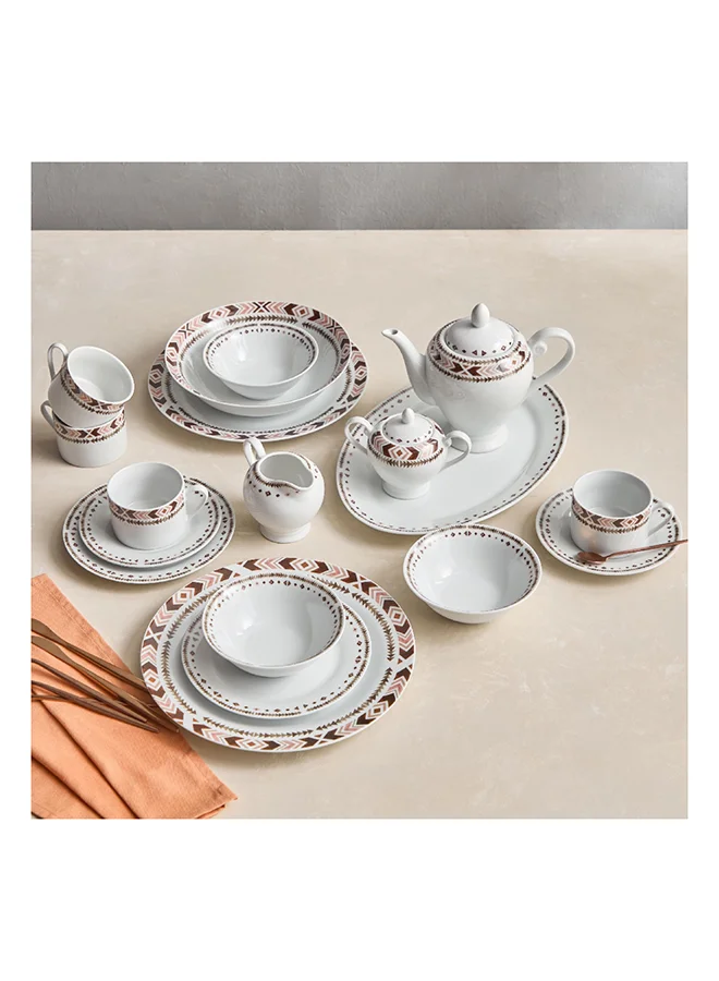 Home Box Ikat 49-Piece Dinner Set 35 x 2.6 x 24 cm
