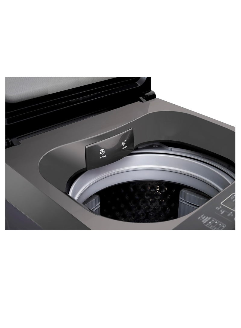 توشيبا Toshiba Top Loading Washing Machine 11 Kg , Ufb, Great Waves, Inlet Water Filter, Drum Clean, Quick Wash 15, Automatic - AW-UK1100HUPEG(MK) Morandi Grey - Image 4