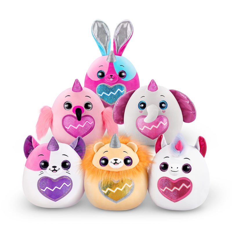 Rainbocorns Rainbocorns Eggzania Surprise Mania Series 1 (Elephant) by ZURU  Collectible Plush Stuffed Animal  Surprise Eggs  5 Mini Eggs  Stickers  DIY Jewelry  Slime  Ages 3+ for Girls  Children - Image 5
