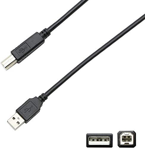 WEARE USB B MIDI Cable USB 2.0 Cord Compatible for Focusrite Scarlett Solo (2nd Gen),Scarlett 2i2 (1st Generation) USB Audio Interface,Numark PT01 Scratch,Vangoa VGK6200,Peavey USB-P - Image 2