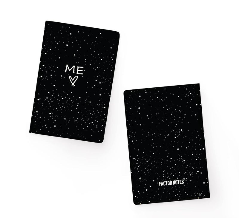 FACTOR NOTES دفتر: 90 جرام لكل متر مربع، B6، مخطط، 112 صفحة يوميات (أنا) - Image 4