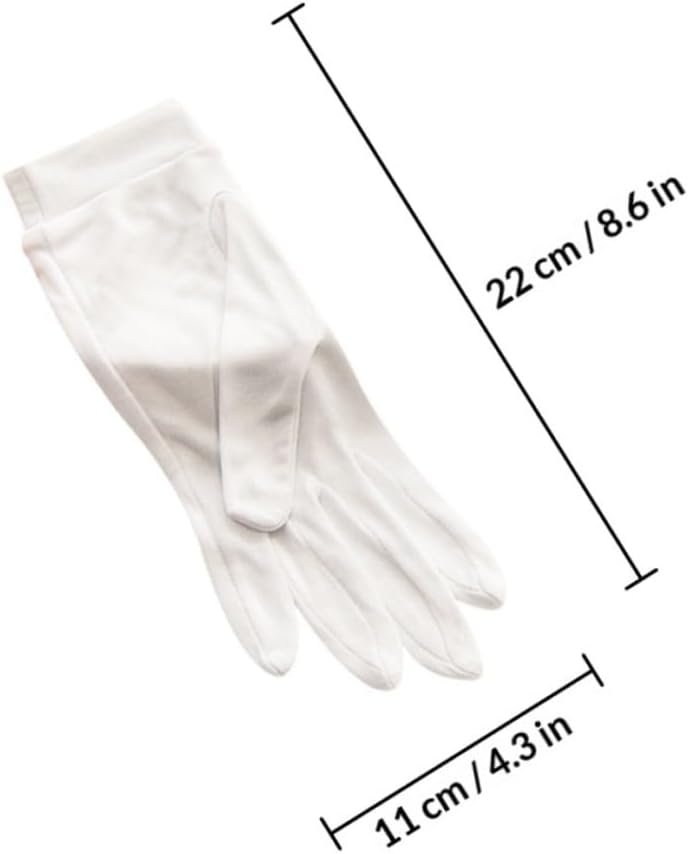 Silk Moisturizing Gloves 1 Pair Breathable Lotion Beauty Accessory for Nighttime Hydrating Skincare, Portable Moisture Gloves for Sensitive Skin - Image 2
