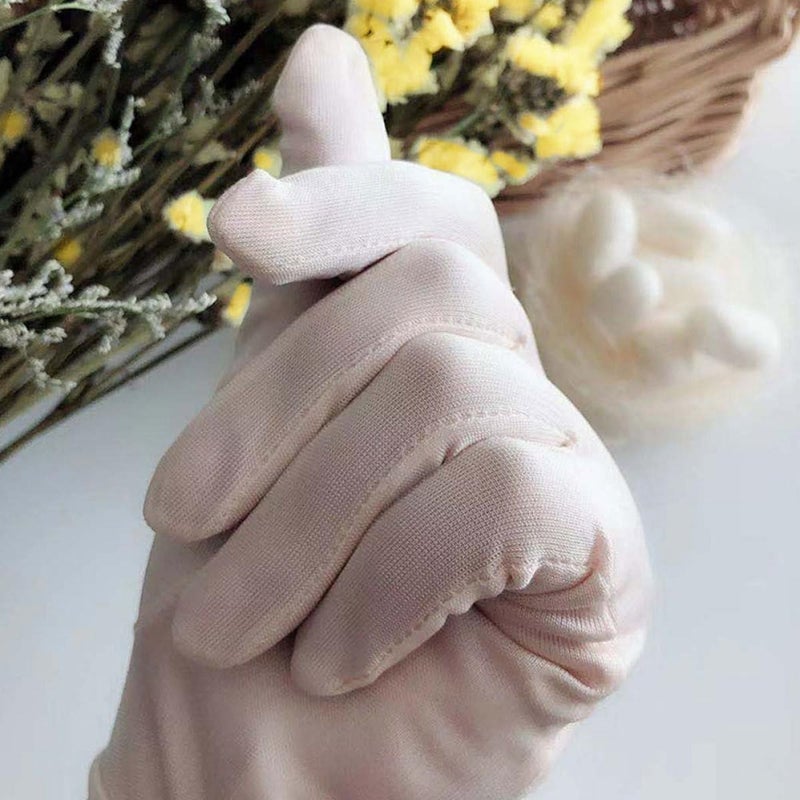 Silk Moisturizing Gloves 1 Pair Breathable Lotion Beauty Accessory for Nighttime Hydrating Skincare, Portable Moisture Gloves for Sensitive Skin - Image 4