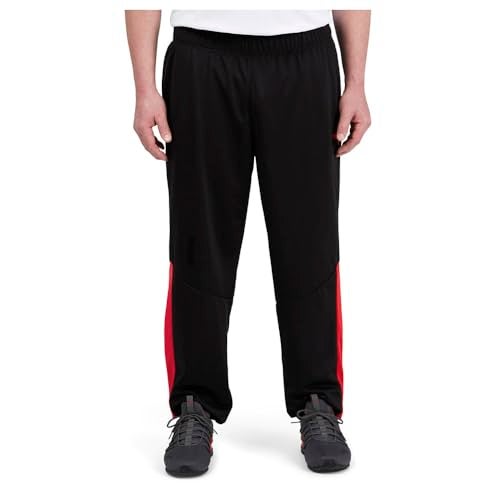 PUMA mens Contrast Sweatpants, Puma Blackhigh Risk, Medium US - Image 3