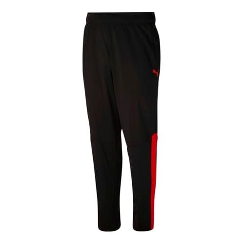 PUMA mens Contrast Sweatpants, Puma Blackhigh Risk, Medium US - Image 1