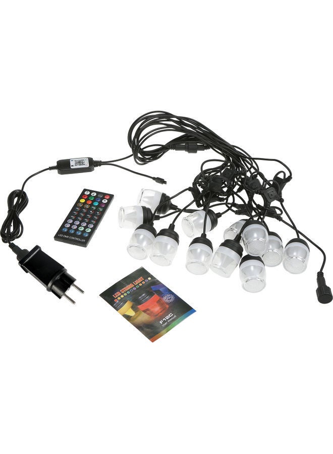 NIBEMINENT 12-Piece Shatterproof Light Bulbs LED String with Timer Function Multicolour 20.00x12.00x13.00cm - Image 1