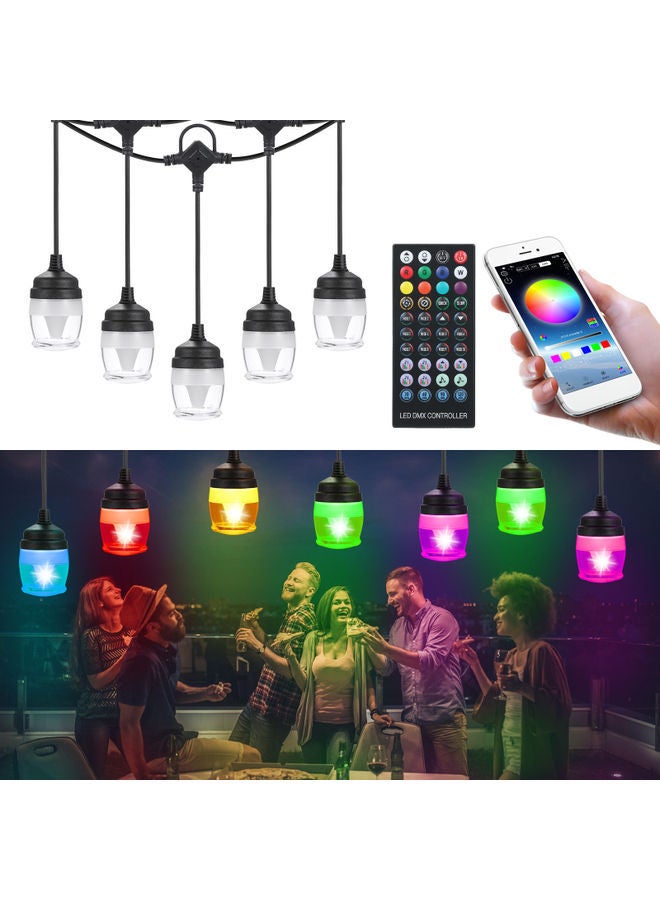 NIBEMINENT 12-Piece Shatterproof Light Bulbs LED String with Timer Function Multicolour 20.00x12.00x13.00cm - Image 2