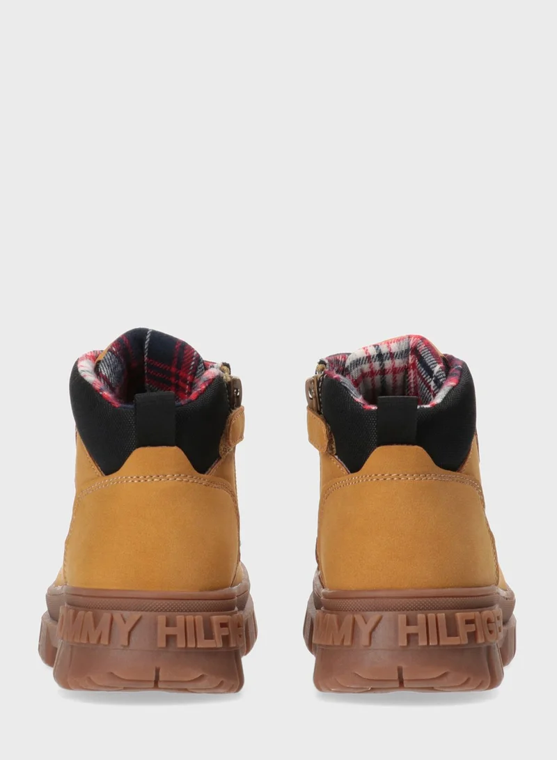 TOMMY HILFIGER Kids Lace Up Boots