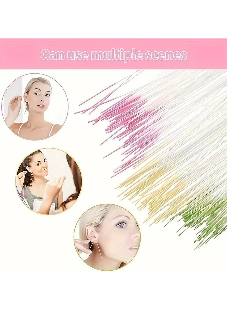 Ucanbe 180pcs Ear Piercing Care Fibers – Disposable Cleaning Threads for Post-Piercing Maintenance, Gentle Skin Care Tool for Men & Women, Alcohol-Free, Non-Electric, Battery-Free - Image 3