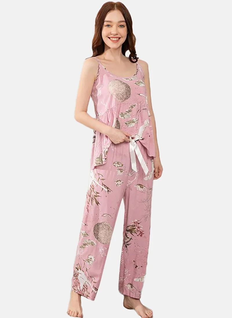 YUNIQEE Floral Printed Night Suits